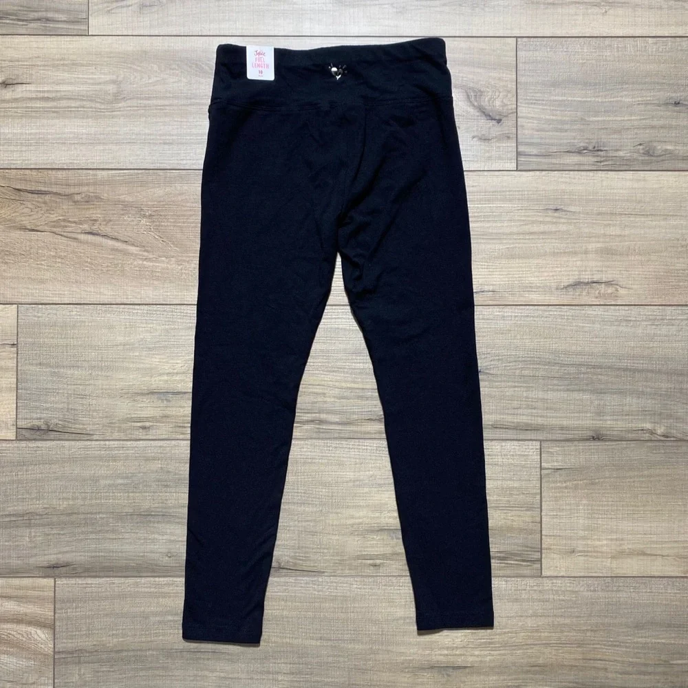 Justice Girls Leggings Full Length‎ Elastic Waistband Size 10 Black